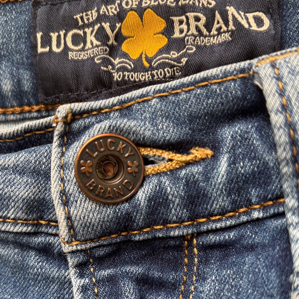 Lucky Brand Women's Skinny Jeans - Dark Blue 4/27 - Picture 3 of 6